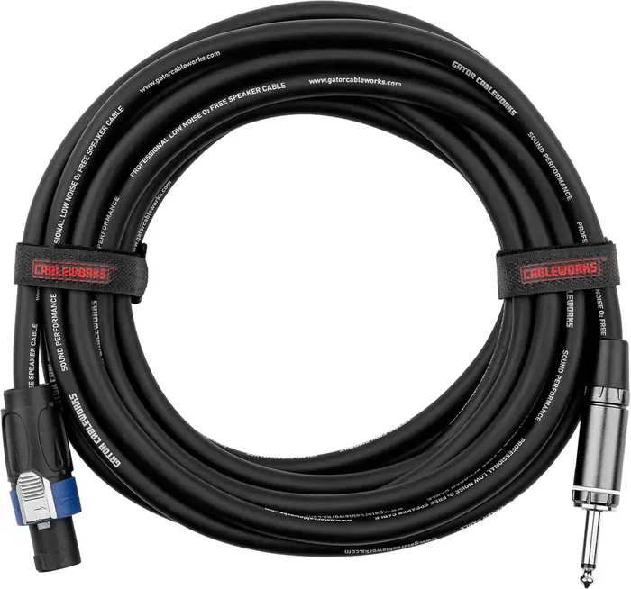 CABLEWORKS Câble Haut-Parleur Jack / Speakon 7,5 M