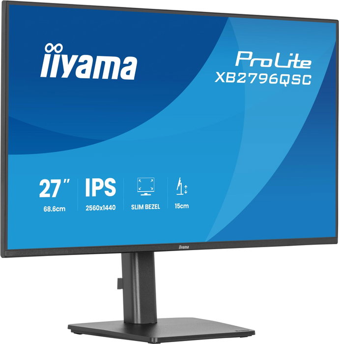 iiyama ProLite XB2796QSC / XB2796QSC-B1 Noir 68,6 cm (27 pouces) Moniteur iiyama ProLite XB2796QSC / XB2796QSC-B1 Noir 68,6 cm (27 pouces) Moniteur