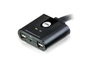 Aten US424 Commutateur de partage de périphériques USB 2.0 à 4 x 4 ports