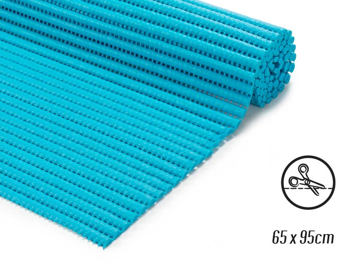 KINVARA Tapis antidérapant 65x95cm Gris + Naranja + Azul