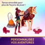Spin Master Coffret Feu de Camp de Cinder L'Ecole des Licornes - Poupée Valentina + Licorne