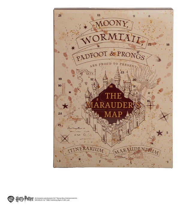 Cinereplicas Harry Potter calendrier de l'avent Marauder's Map New Edition 2026