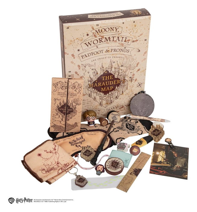 Cinereplicas Harry Potter calendrier de l'avent Marauder's Map New Edition 2026