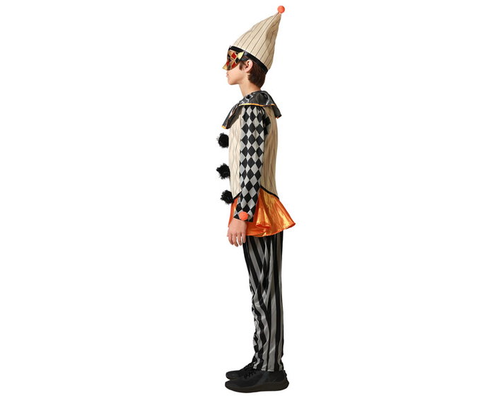 BigBuy Carnival Déguisement Arlequin Multicolore pour Enfant