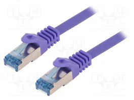 LOGILINK Cordon de raccordement Cat 6a S/FTP violet 2m RJ45