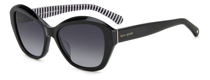 Kate Spade AGLAIA-S-807 lunettes de soleil noir et gris Kate Spade AGLAIA-S-807 lunettes de soleil noir et gris