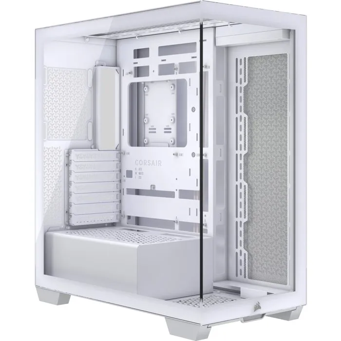 Corsair 3500X Boîtier PC Moyen-tour Verre Trempé Blanc