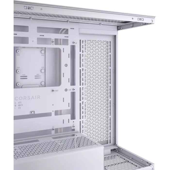 Corsair 3500X Boîtier PC Moyen-tour Verre Trempé Blanc