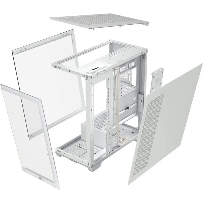 Corsair 3500X Boîtier PC Moyen-tour Verre Trempé Blanc