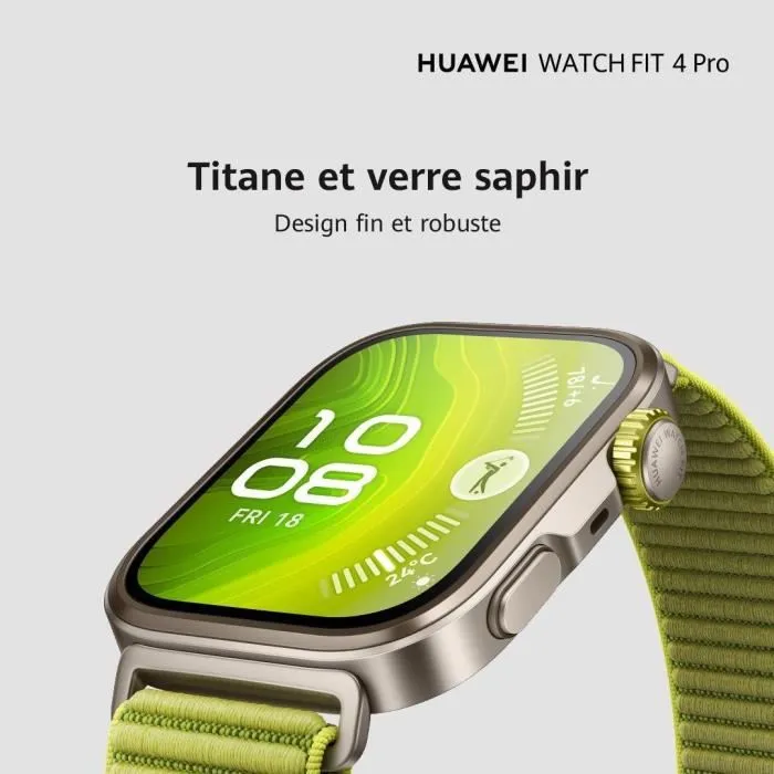 Montre intelligente Huawei FIT 4 PRO Vert 1,82" 40 mm