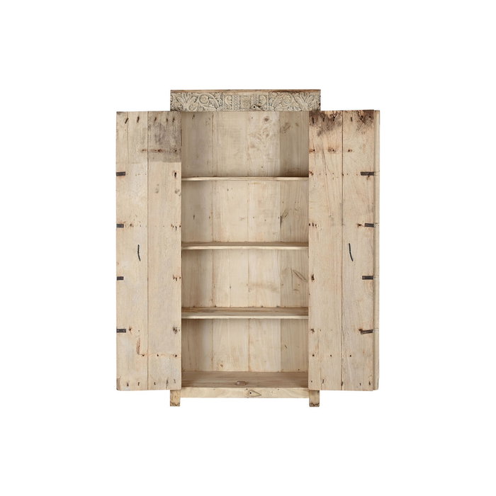 Buffet Home ESPRIT Naturel bois de teck 90 x 45 x 190 cm Buffet Home ESPRIT Naturel bois de teck 90 x 45 x 190 cm