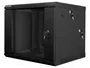 Lanberg Armoire rack murale double section 19 pouces 9U 600x600 noir