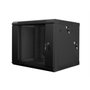 Lanberg WF02-6609-10B Armoire murale rack 19 pouces 9U noir IP20