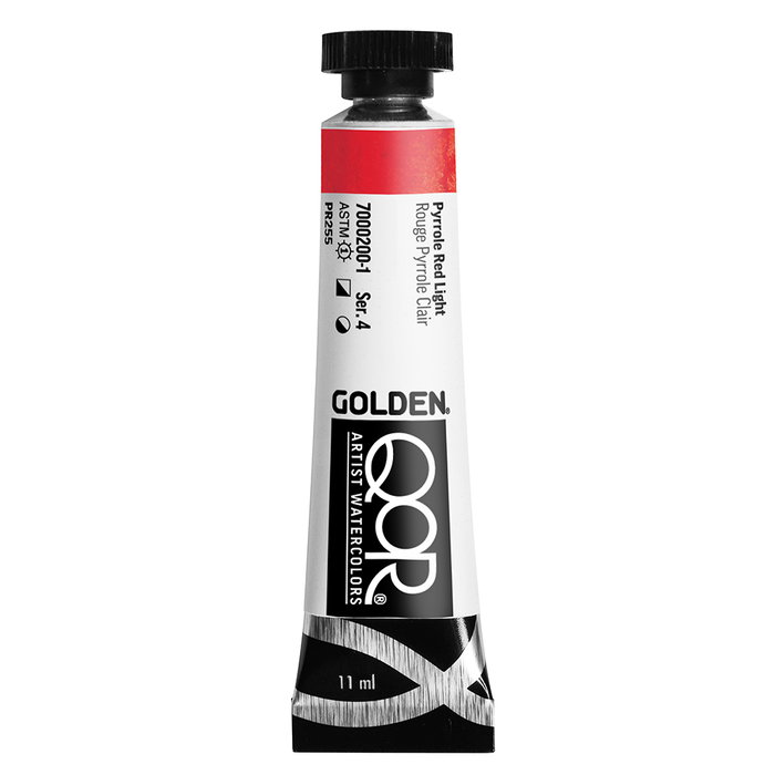QoR Aquarelle Rouge Pyrrole Clair 11 ml QoR Aquarelle Rouge Pyrrole Clair 11 ml