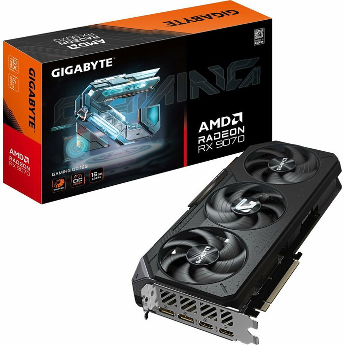 Carte Graphique Gigabyte GV-R9070GAMING OC-16GD 16 GB GDDR6 Carte Graphique Gigabyte GV-R9070GAMING OC-16GD 16 GB GDDR6
