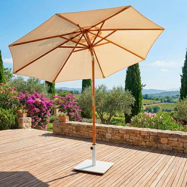 Color Baby Support de parasol Aktive en acier D25-38mm
