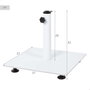 Color Baby Support de parasol Aktive en acier D25-38mm