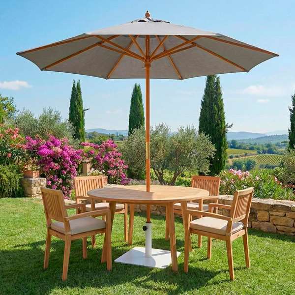 Color Baby Support de parasol Aktive en acier D25-38mm