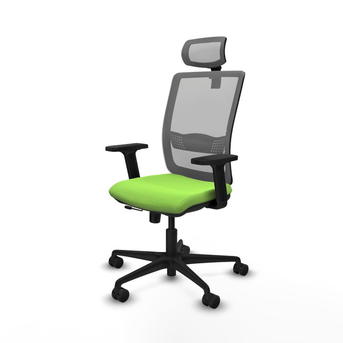 Piqueras Y Crespo Haches Chaise de Bureau avec Mécanisme Sincro/Traslack, Pistacho et Gris