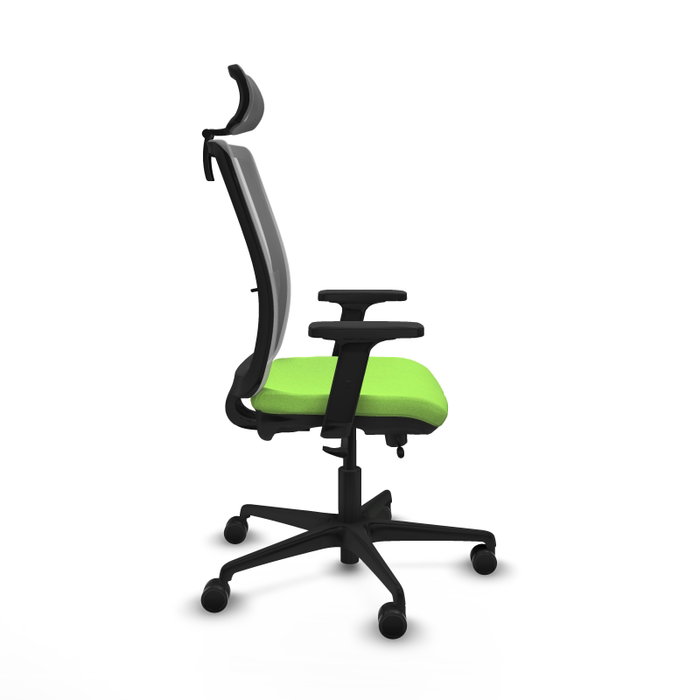 Piqueras Y Crespo Haches Chaise de Bureau avec Mécanisme Sincro/Traslack, Pistacho et Gris