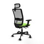 Piqueras Y Crespo Haches Chaise de Bureau avec Mécanisme Sincro/Traslack, Pistacho et Gris