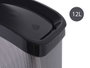 Berilo Poubelle Plastique Basculante 12L Fibre Carbone Gris Foncé 28x35x22 cm (Set de 6)