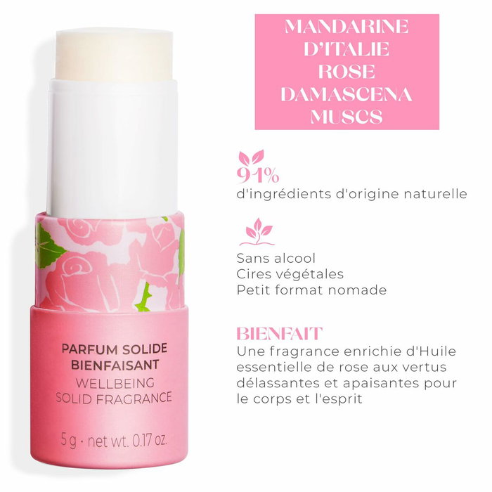 Roger & Gallet Parfum Solide Rose Unisexe 5g