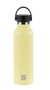 Safta - Bouteille isotherme avec revêtement extérieur en caoutchouc, 600 ml, couleur vanille - 25 x 7.3 x 7.3 cm