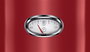 Russell Hobbs 21680-56 Toaster rétro rouge deux tranches avec contrôle de cuisson et fonction lever/voir - Bandeau rétro Design Ribbon