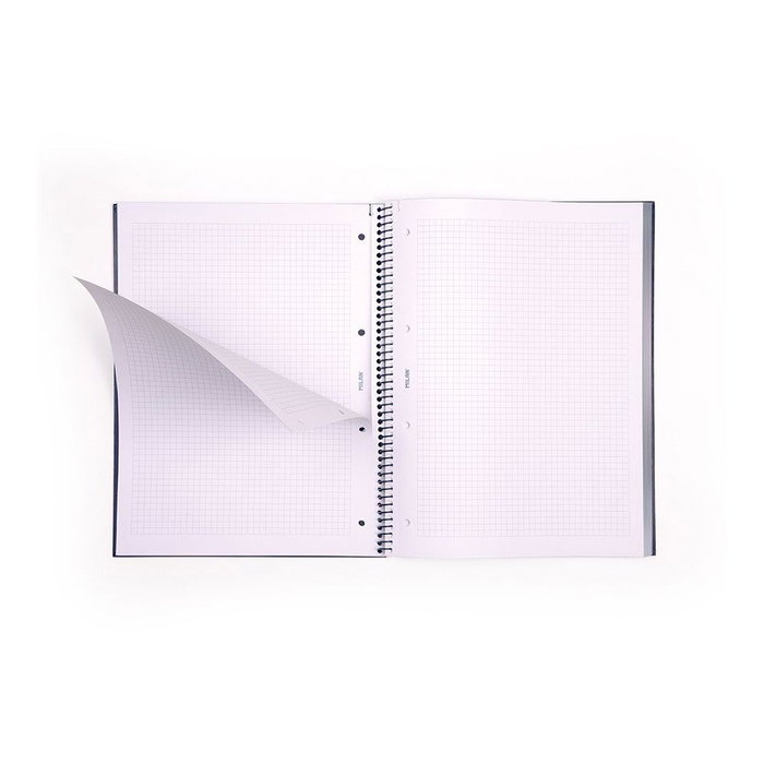 Cahier à Spirale Milan 430 Bleu A4 80 Volets (3 Unités)