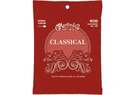 MARTIN Jeu de cordes nylon Classical Clear & Silver (Ball End) Tension normale 28-43