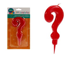 Arte Regal Bougie d'Anniversaire Rouge Grande 1.5x17x7 cm (Set de 36)