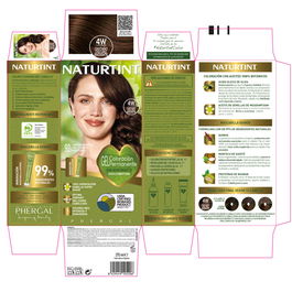 Naturtint Coloration sans ammoniaque #4W Brun Foncé Radieux 170 ml