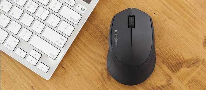 Logitech M280 Souris sans fil ergonomique pour droitier - 2.4 GHz, 1000 DPI, autonomie 18 mois avec pile AA incluse