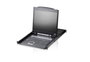 Aten CL1308 - Commutateur KVM LCD 19" rétroéclairé LED avec 8 ports pour rack, console intégrée, support USB/PS/2, cascade jusqu'à 128 ordinateurs