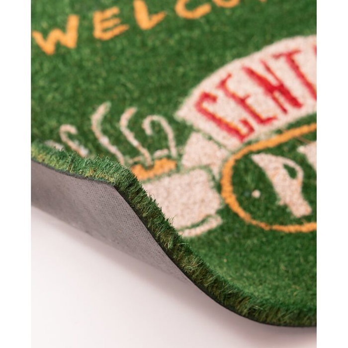 ERIK - Tapis de porte décoratif Central Perk Friends - 60x40 cm - Base PVC antidérapante - Haut de gamme ERIK - Tapis de porte décoratif Central Perk Friends - 60x40 cm - Base PVC antidérapante - Haut de gamme
