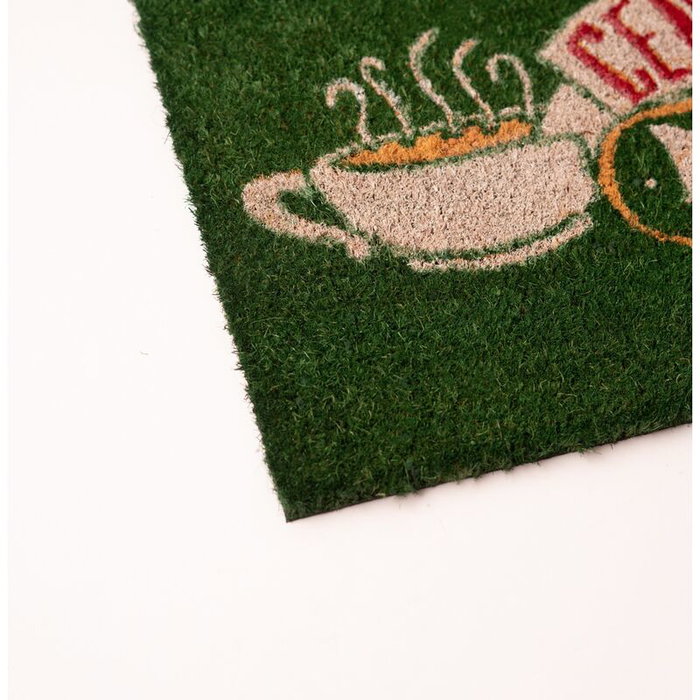 ERIK - Tapis de porte décoratif Central Perk Friends - 60x40 cm - Base PVC antidérapante - Haut de gamme ERIK - Tapis de porte décoratif Central Perk Friends - 60x40 cm - Base PVC antidérapante - Haut de gamme