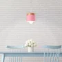 Mikayla Suspension SKD-P1010-OG - Lampe suspendue moderne en métal et bois avec cable réglable