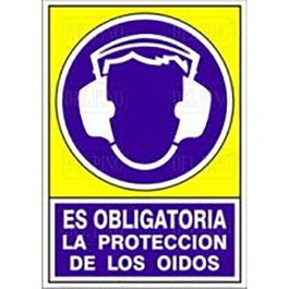 DUVER Signal de protection auditive obligatoire 148x105 mm