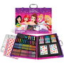 Crayola Maletin Del Artista Princesas Disney 25-1094 - Coffret de dessin avec valisette, crayons de cire, feutres, coloriage et autocollants