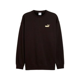 Sweat sans capuche homme Puma Maximal Metallic Relaxed Noir 8-9 Ans