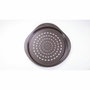 Pyrex Plat à pizza perforé en acier carbone, 32 cm, Chocolat
