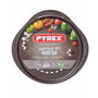 Pyrex Plat à pizza perforé en acier carbone, 32 cm, Chocolat