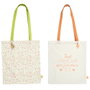 The Concept Factory Sac Tote Bag POUR ELLE - Vert ou Orange