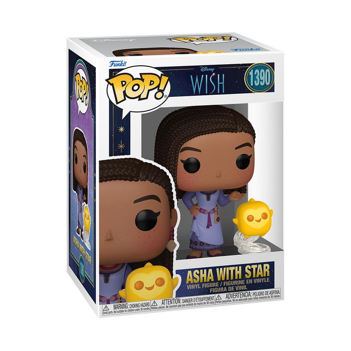 Funko Pop Disney Wish Asha avec Star