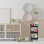 Quid Chariot Polyvalent Garbo Noir Métal 34,5x29,5x77 cm