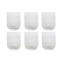 Set de Verres Home ESPRIT Transparent Verre 275 ml (6 Unités)