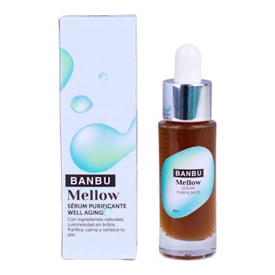 BANBU Melow Sérum Visage Peaux Grasses 30 ml – Eco Vegan, Équilibre le pH BANBU Melow Sérum Visage Peaux Grasses 30 ml – Eco Vegan, Équilibre le pH