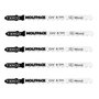 WOLFPACK LINEA PROFESIONAL Lot de 5 lames de scie sauteuse pour bois, coupe moyenne, 115 mm