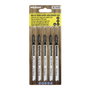 WOLFPACK LINEA PROFESIONAL Lot de 5 lames de scie sauteuse pour bois, coupe moyenne, 115 mm